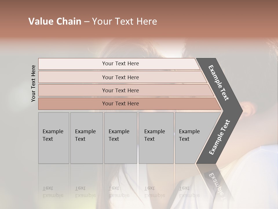 Staring Romance Person PowerPoint Template