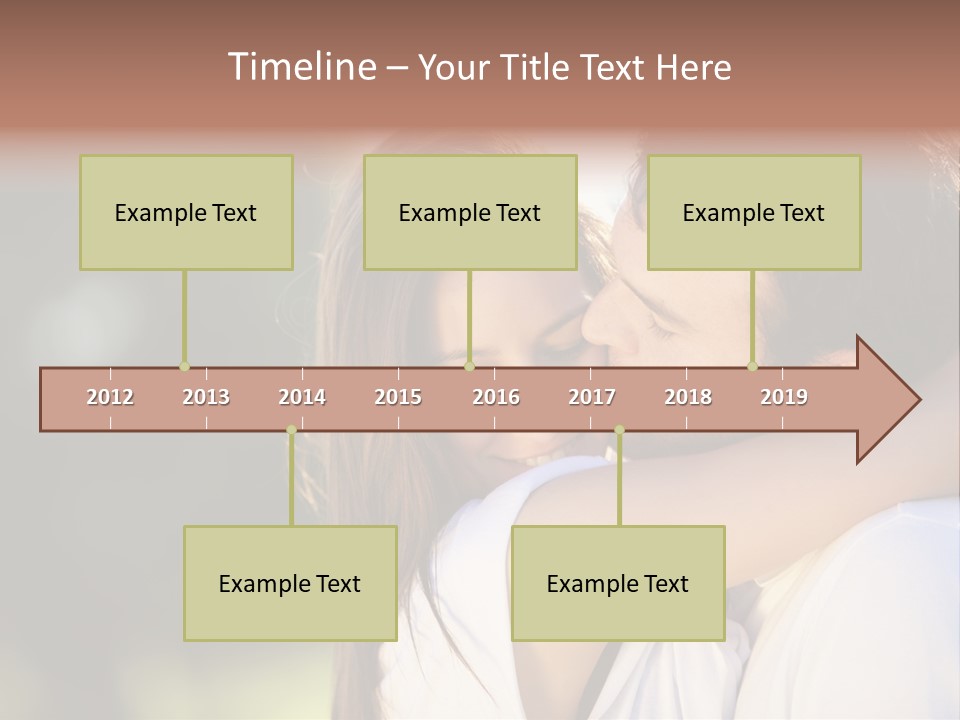Staring Romance Person PowerPoint Template