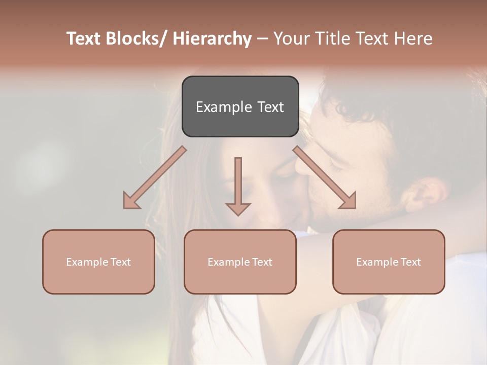 Staring Romance Person PowerPoint Template