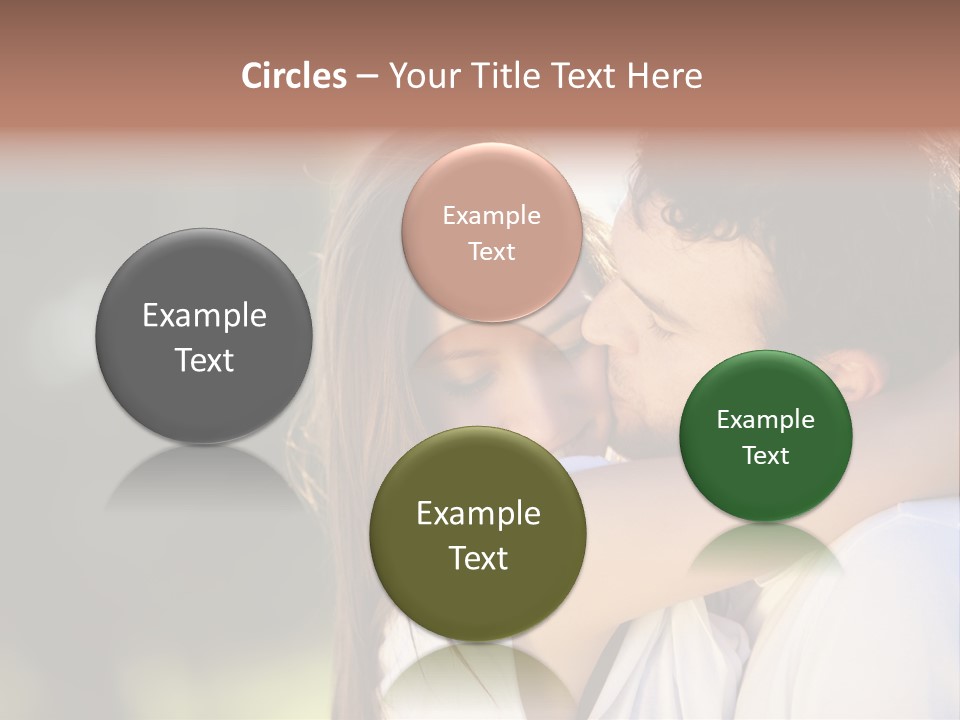 Staring Romance Person PowerPoint Template