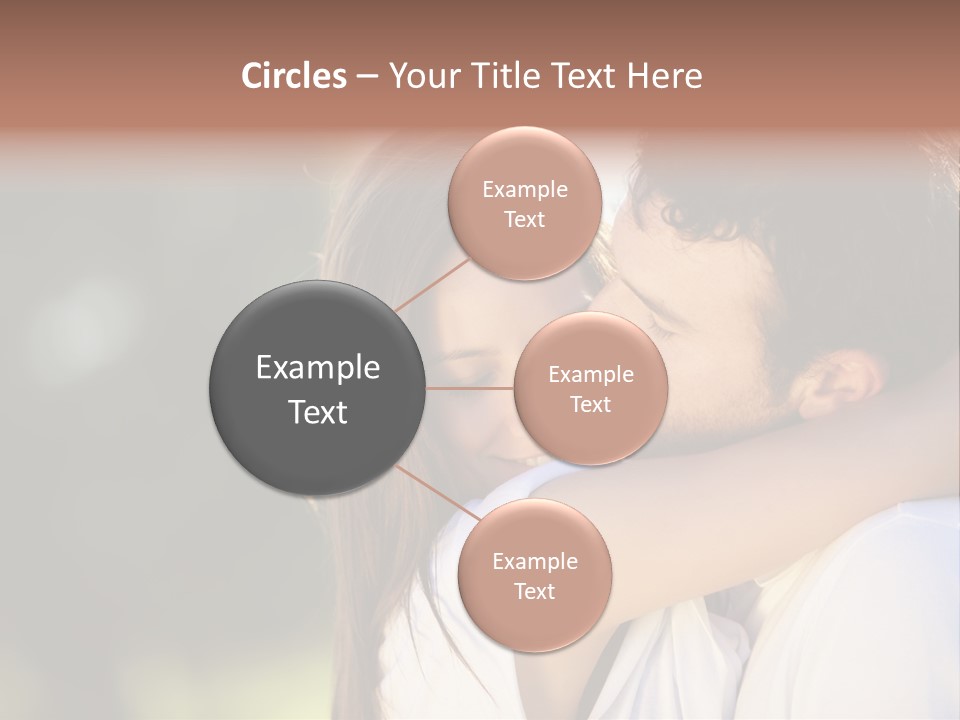 Staring Romance Person PowerPoint Template