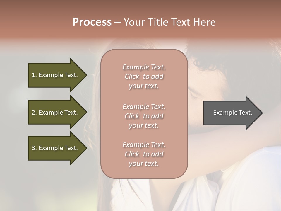 Staring Romance Person PowerPoint Template
