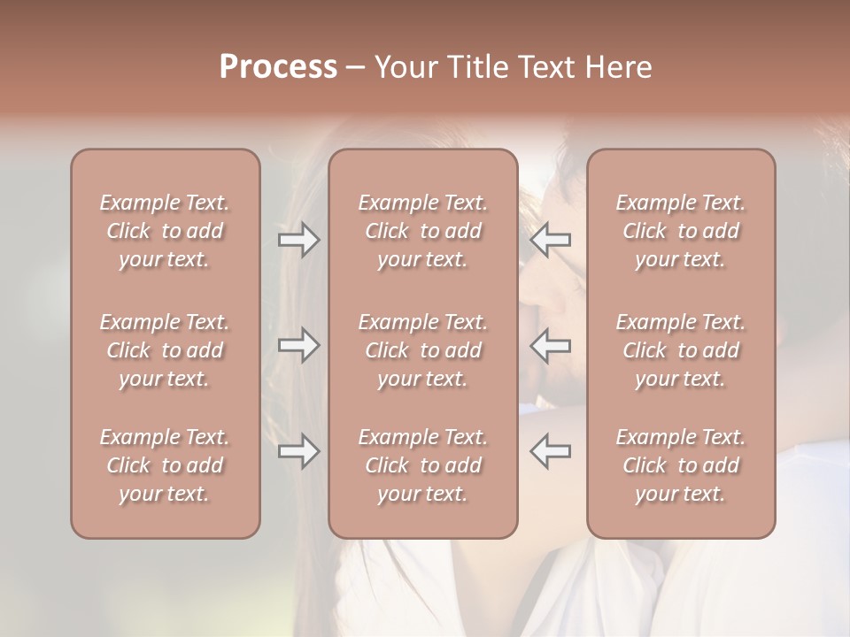 Staring Romance Person PowerPoint Template