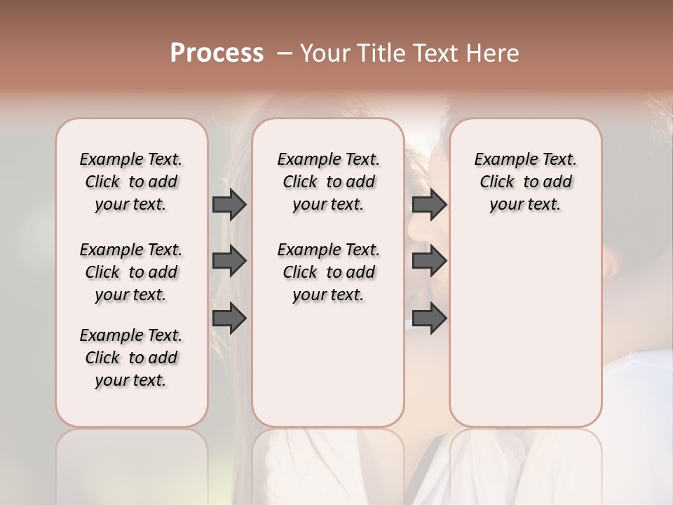 Staring Romance Person PowerPoint Template