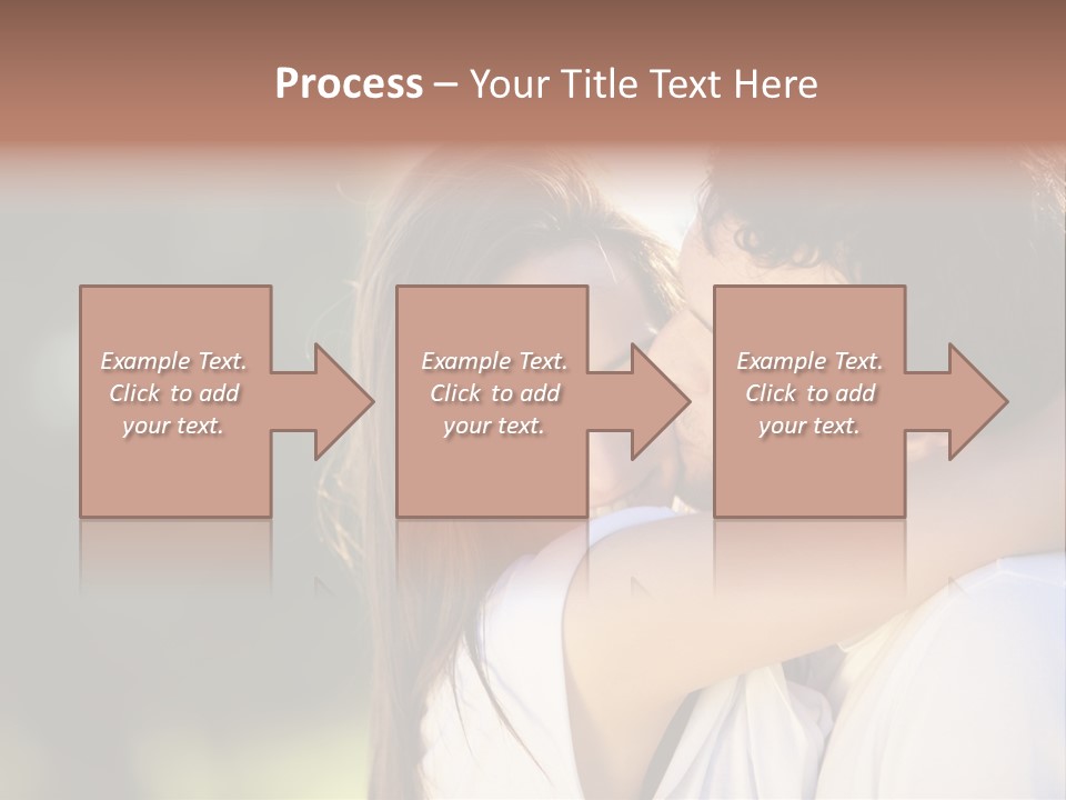 Staring Romance Person PowerPoint Template