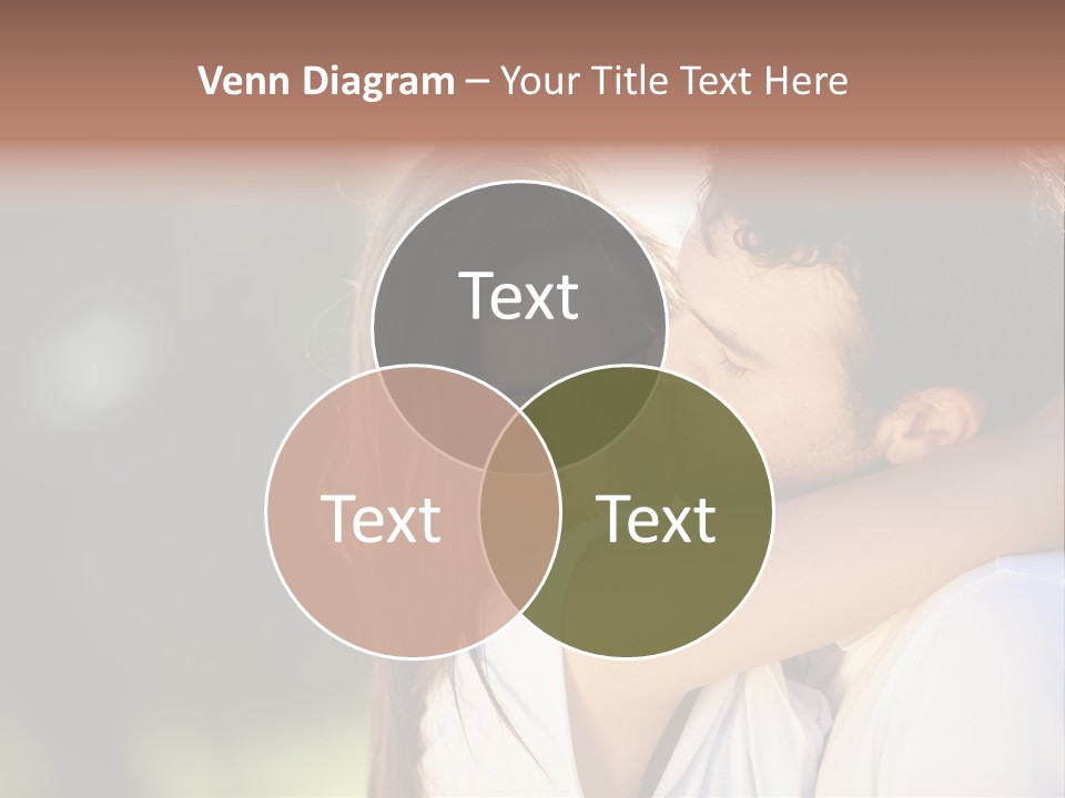 Staring Romance Person PowerPoint Template