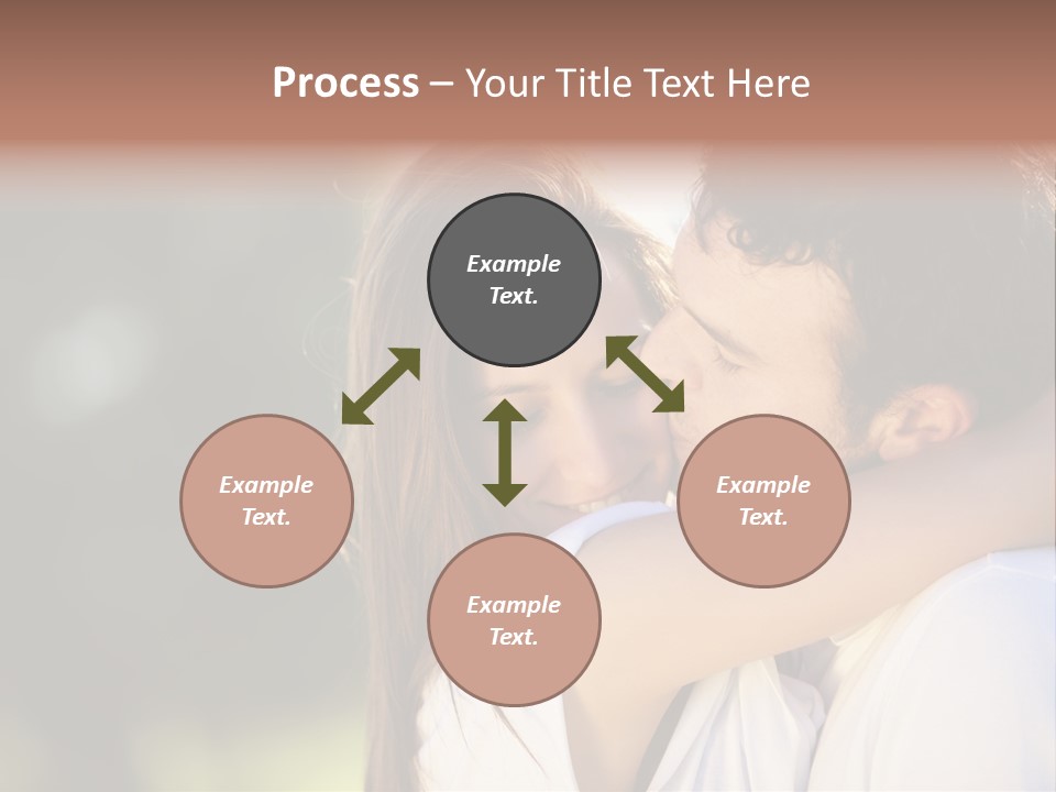 Staring Romance Person PowerPoint Template
