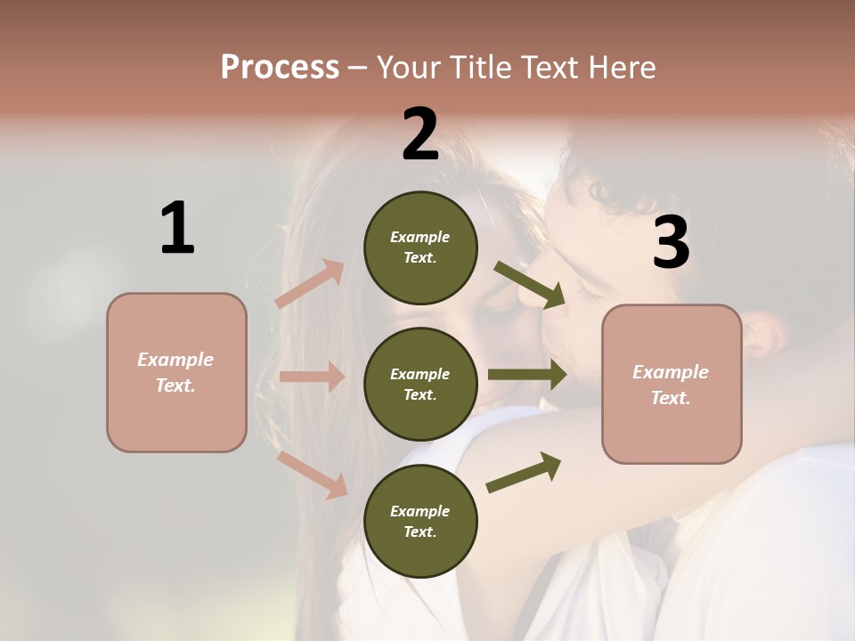 Staring Romance Person PowerPoint Template