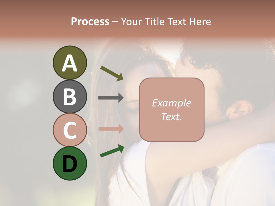 Staring Romance Person PowerPoint Template