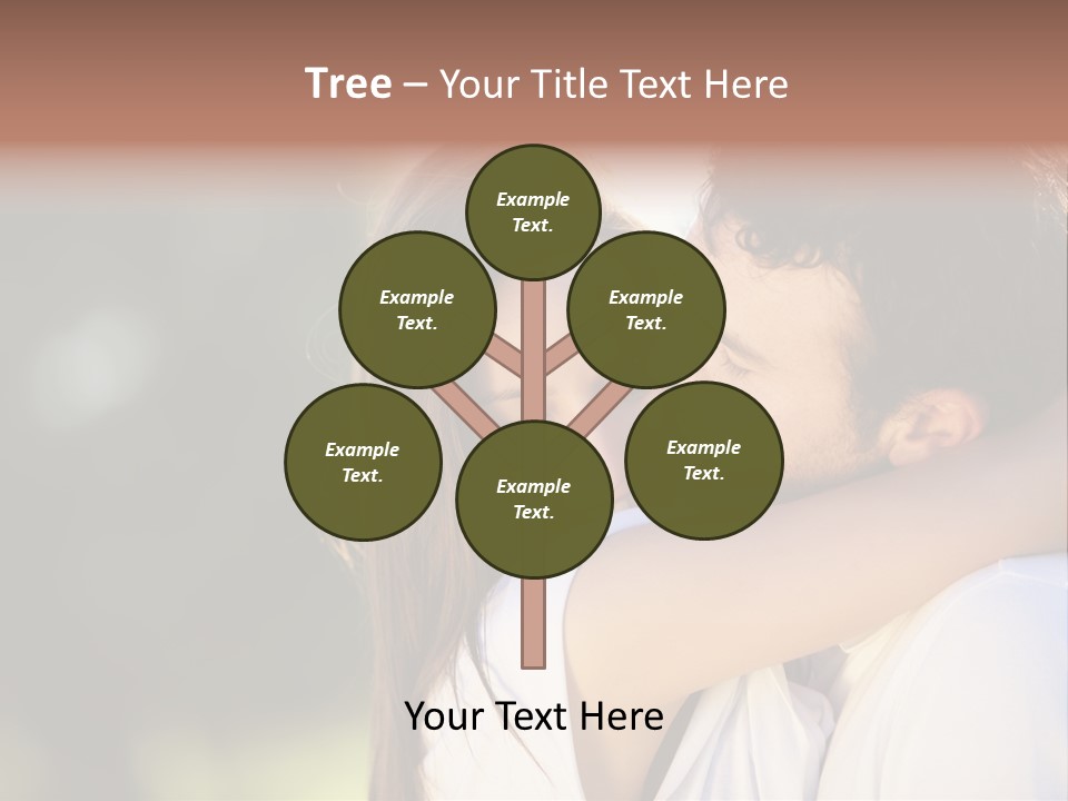 Staring Romance Person PowerPoint Template