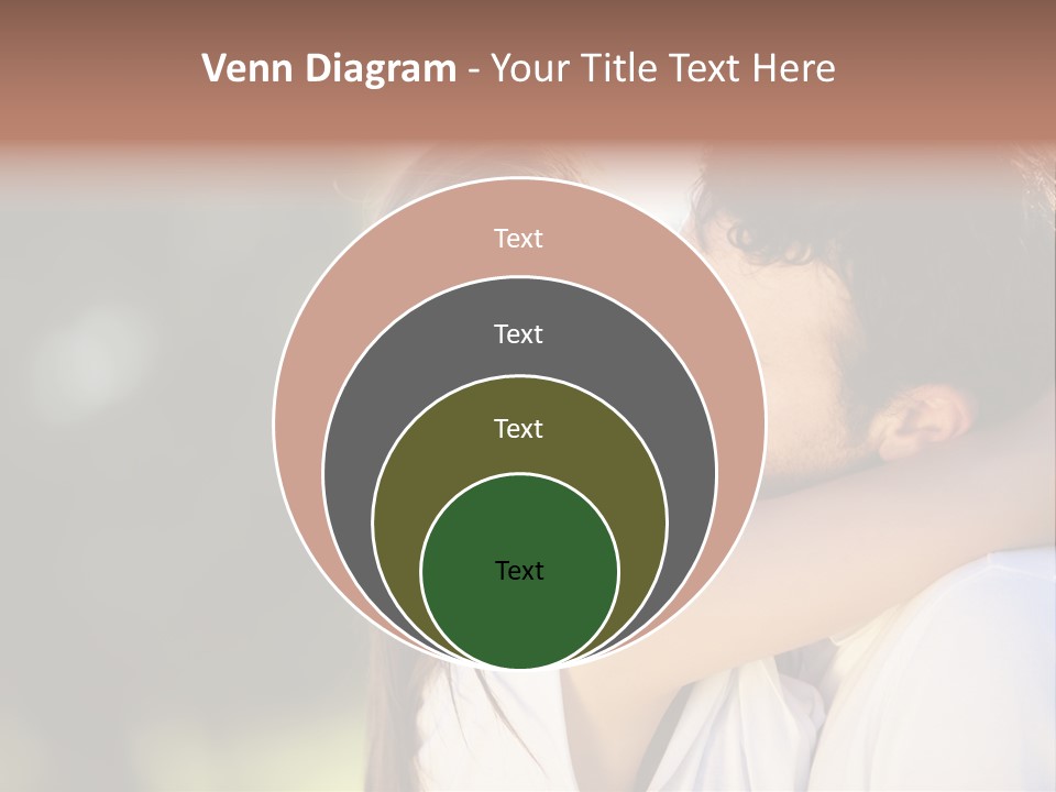 Staring Romance Person PowerPoint Template