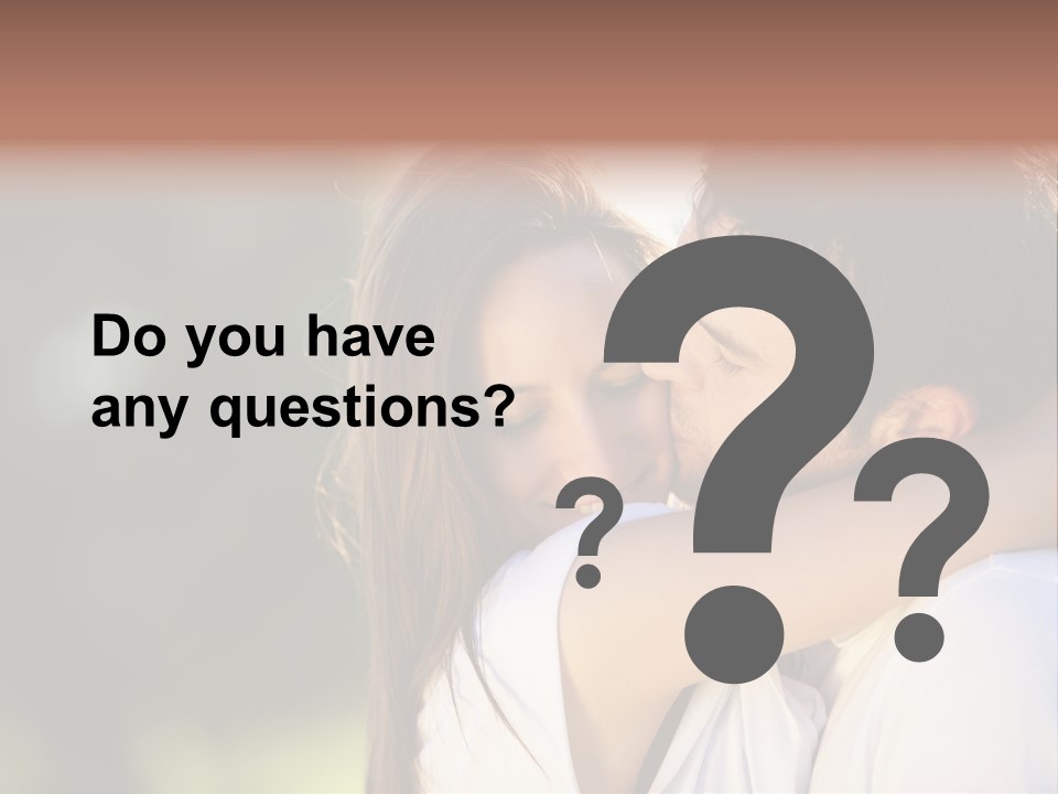 Staring Romance Person PowerPoint Template