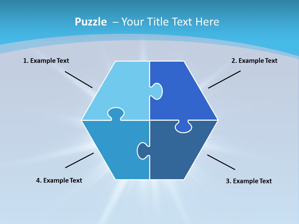Sunny Reflection Rays PowerPoint Template