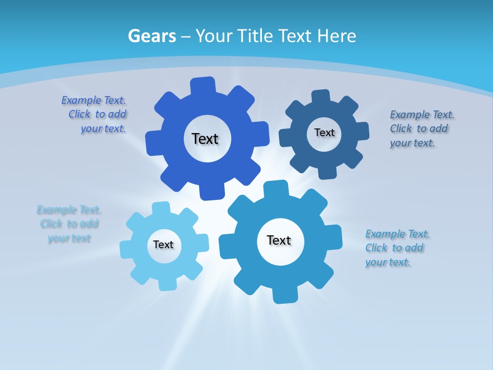 Sunny Reflection Rays PowerPoint Template