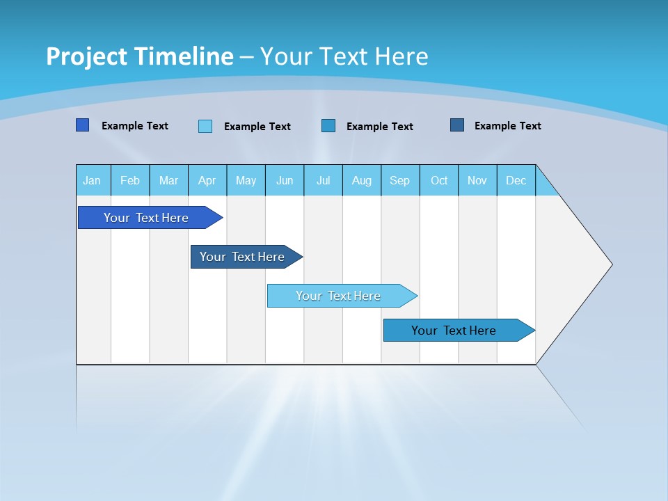 Sunny Reflection Rays PowerPoint Template
