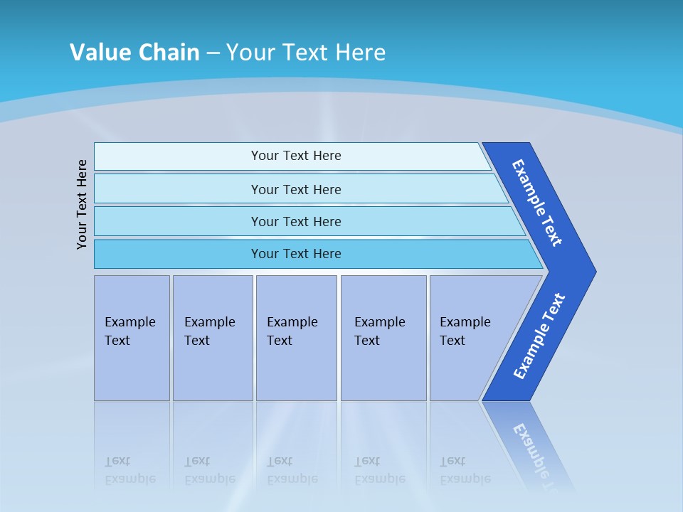Sunny Reflection Rays PowerPoint Template