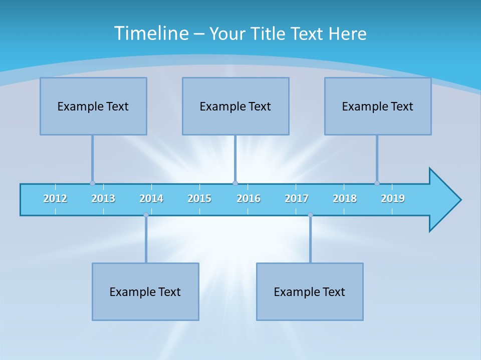 Sunny Reflection Rays PowerPoint Template