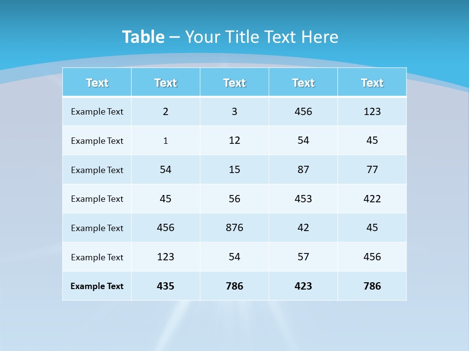 Sunny Reflection Rays PowerPoint Template