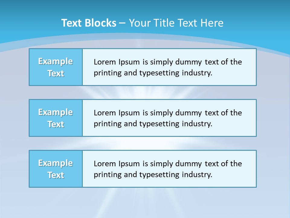 Sunny Reflection Rays PowerPoint Template
