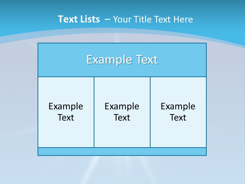 Sunny Reflection Rays PowerPoint Template