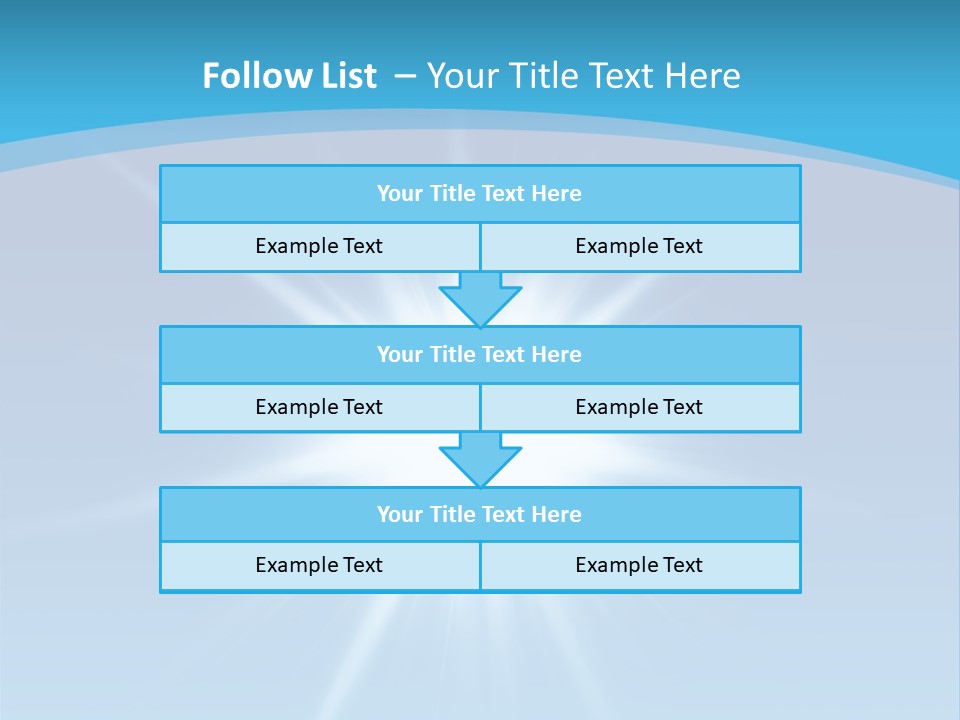 Sunny Reflection Rays PowerPoint Template