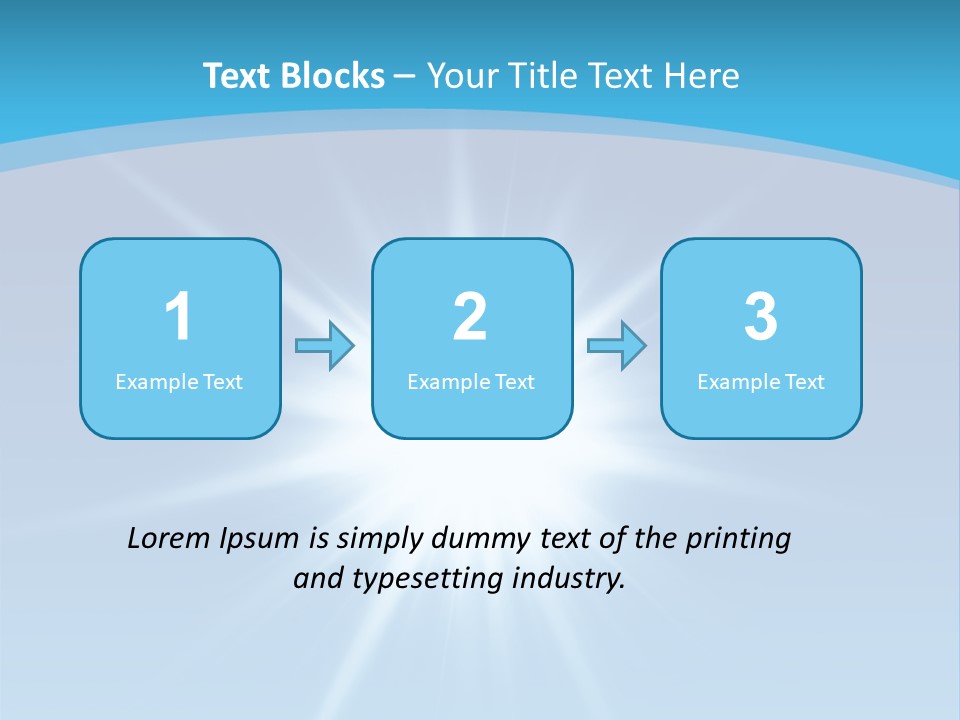 Sunny Reflection Rays PowerPoint Template