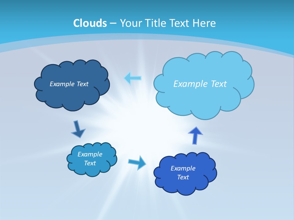 Sunny Reflection Rays PowerPoint Template