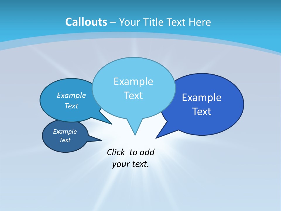 Sunny Reflection Rays PowerPoint Template