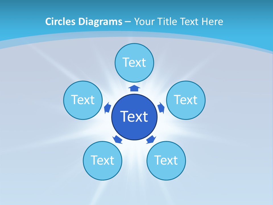 Sunny Reflection Rays PowerPoint Template