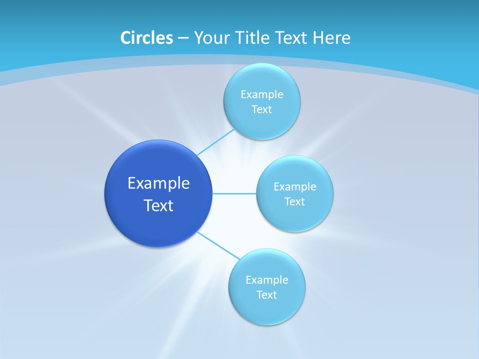 Sunny Reflection Rays PowerPoint Template