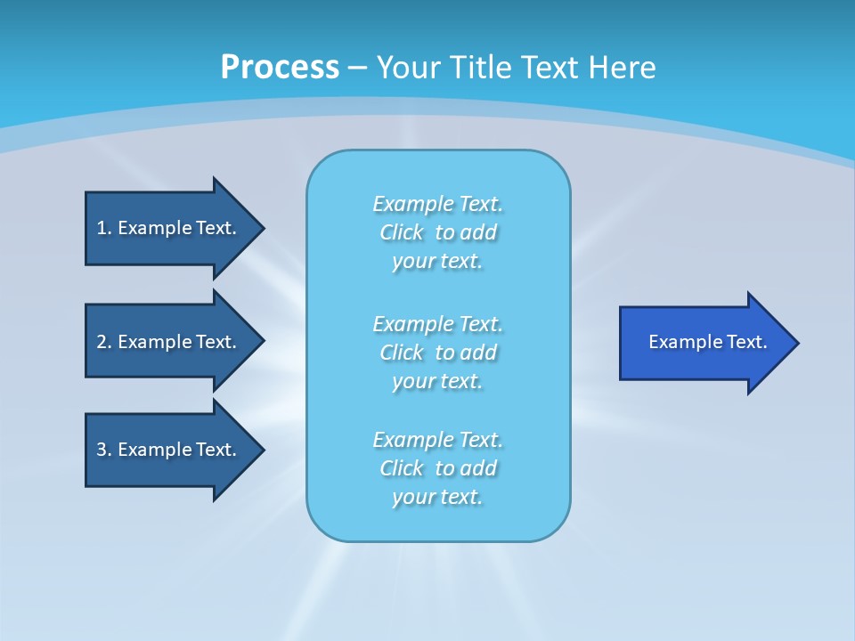 Sunny Reflection Rays PowerPoint Template