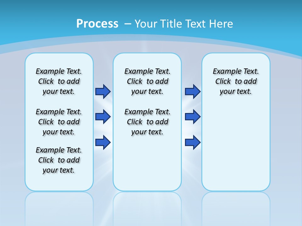 Sunny Reflection Rays PowerPoint Template