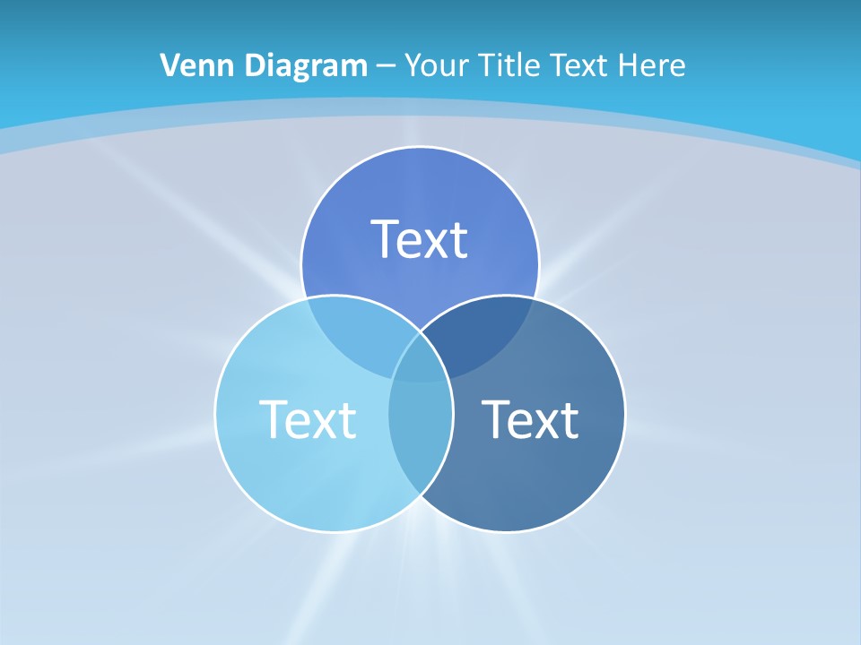 Sunny Reflection Rays PowerPoint Template