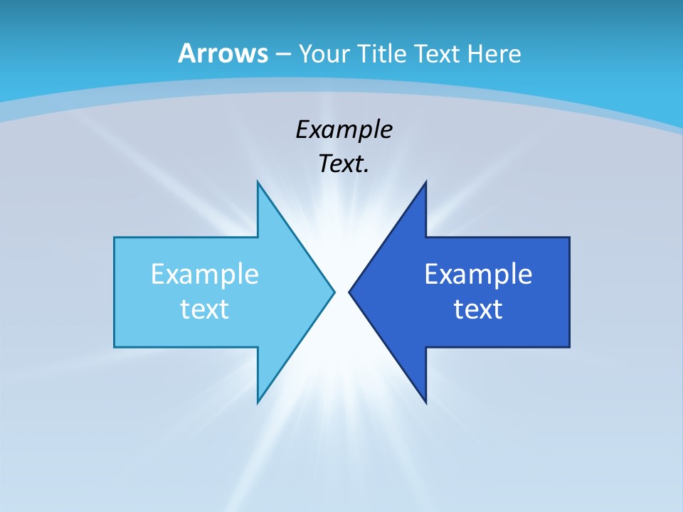 Sunny Reflection Rays PowerPoint Template