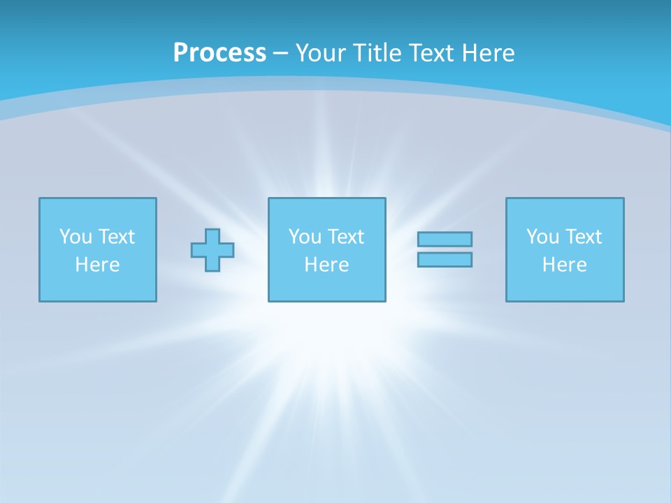 Sunny Reflection Rays PowerPoint Template