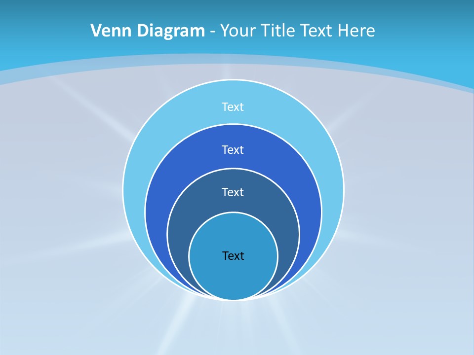Sunny Reflection Rays PowerPoint Template