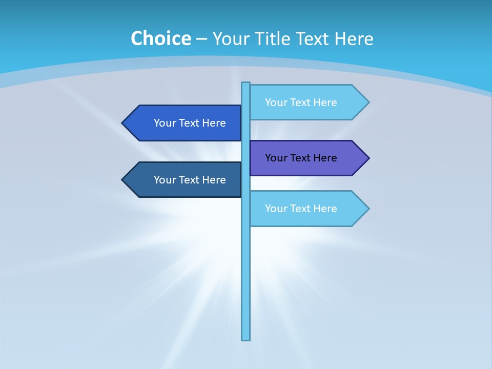 Sunny Reflection Rays PowerPoint Template