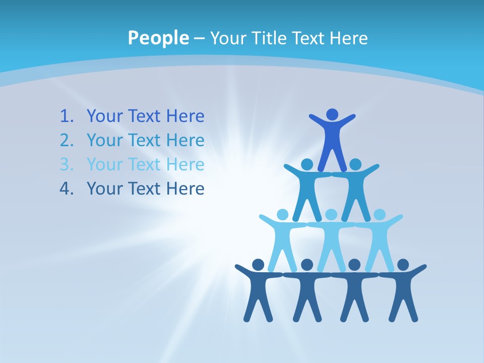 Sunny Reflection Rays PowerPoint Template