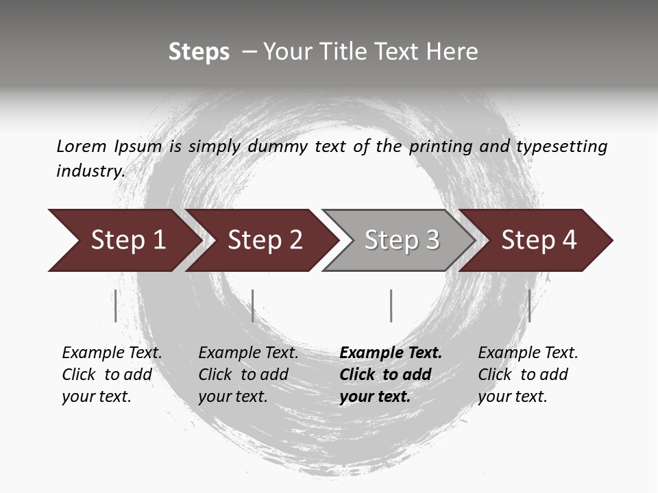 Drop Watercolor Texture PowerPoint Template