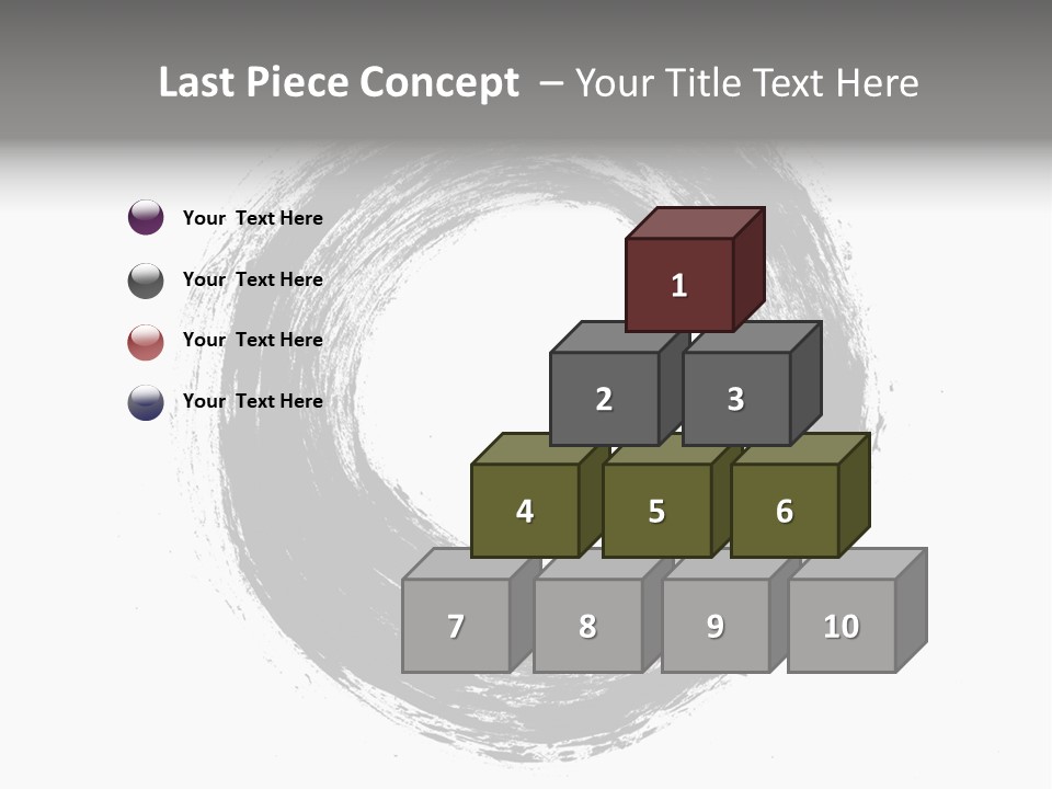 Drop Watercolor Texture PowerPoint Template