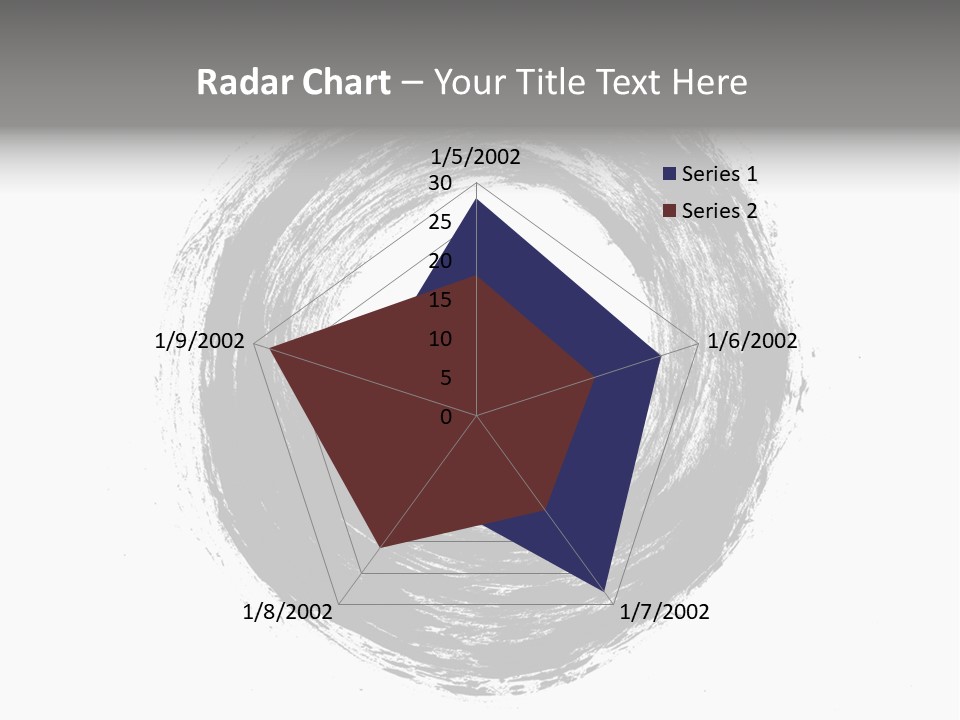 Drop Watercolor Texture PowerPoint Template