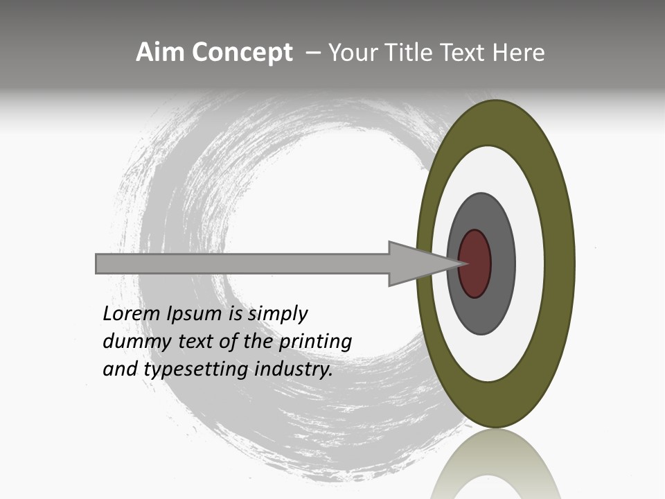 Drop Watercolor Texture PowerPoint Template