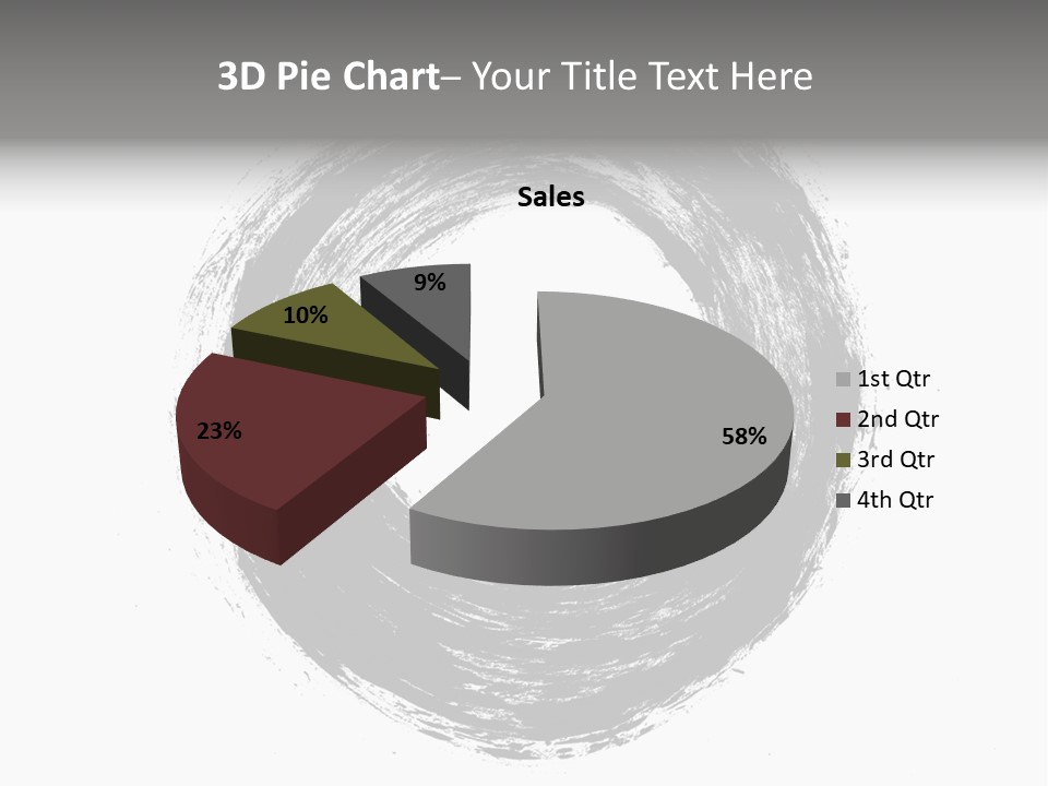 Drop Watercolor Texture PowerPoint Template