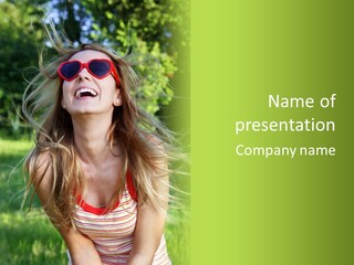 Emotion Outdoor Green PowerPoint Template