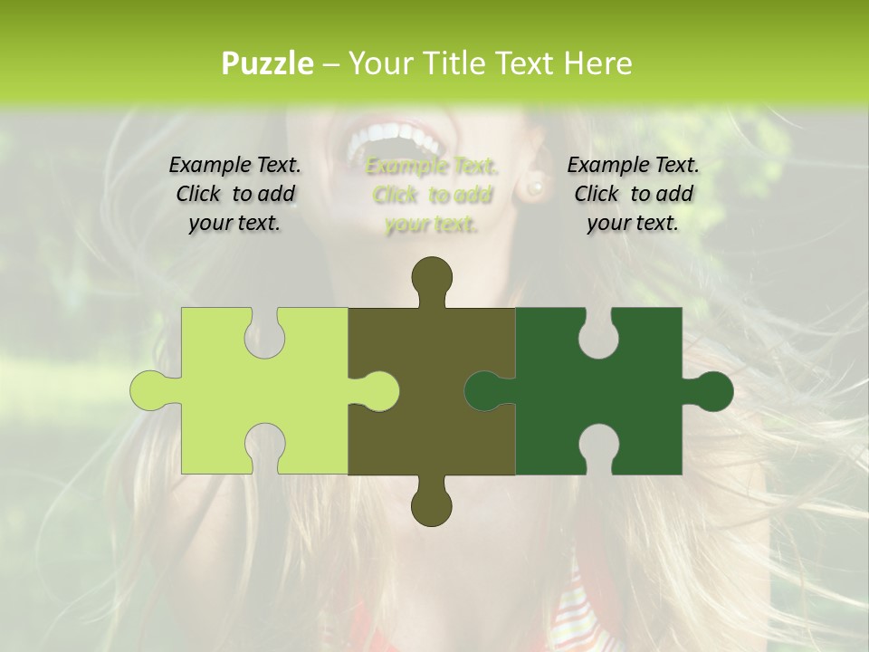 Emotion Outdoor Green PowerPoint Template