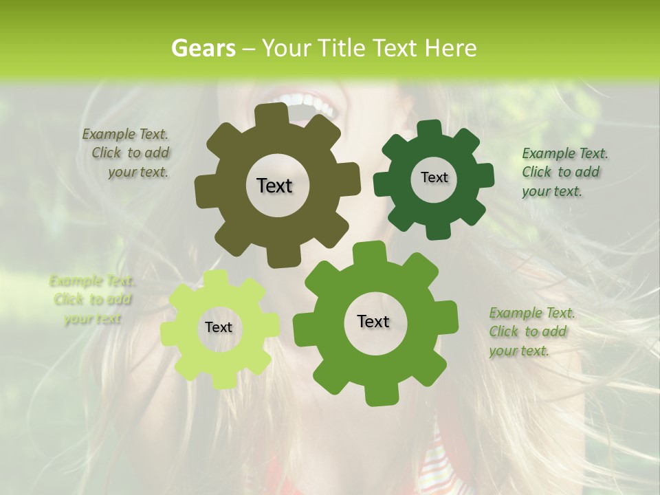 Emotion Outdoor Green PowerPoint Template