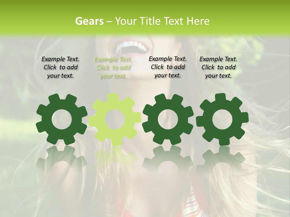 Emotion Outdoor Green PowerPoint Template