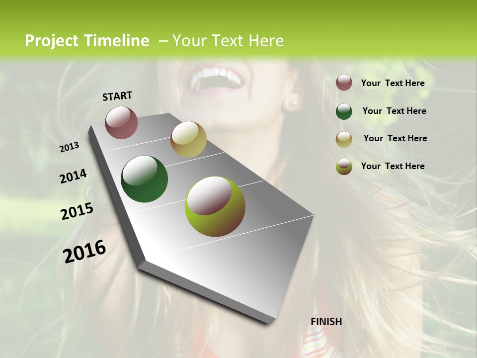 Emotion Outdoor Green PowerPoint Template