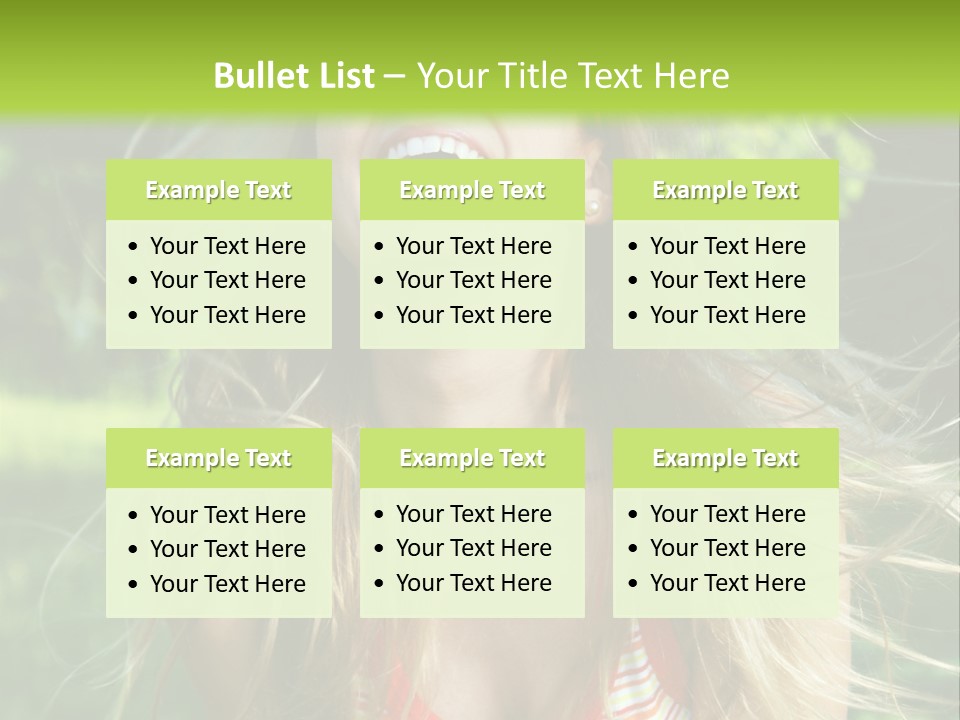Emotion Outdoor Green PowerPoint Template