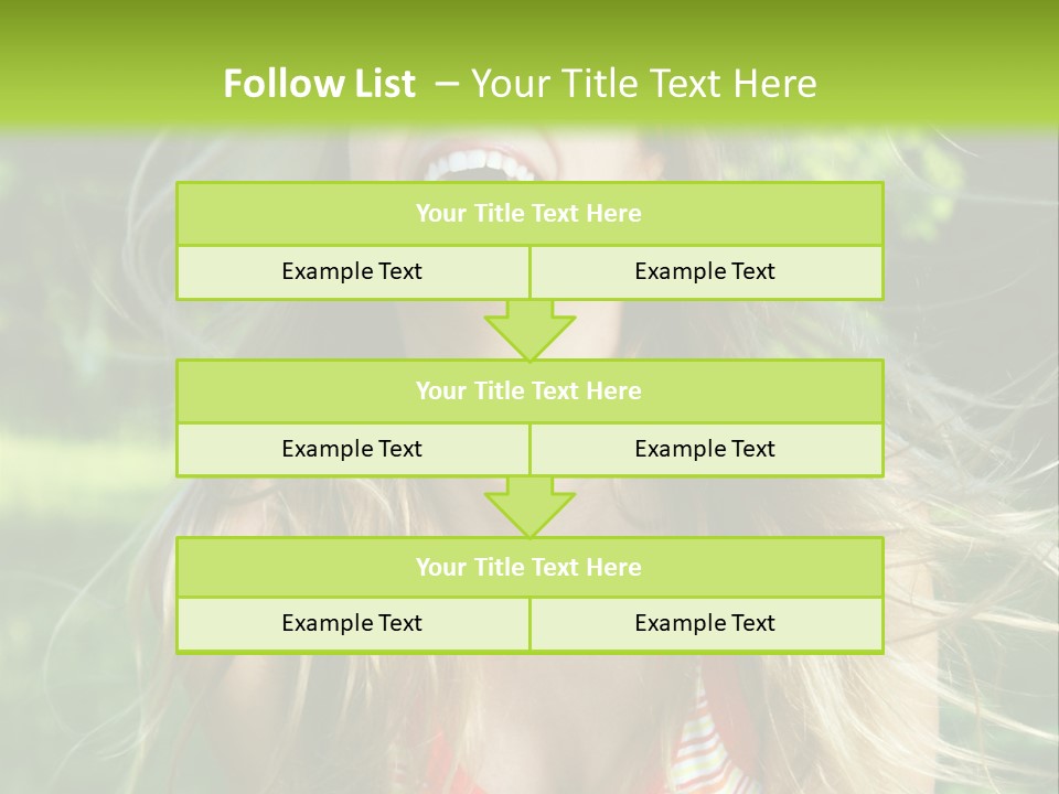 Emotion Outdoor Green PowerPoint Template